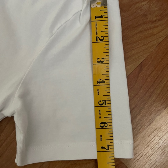 EUC Zara White Short Sleeve Crew Neck Tshirt sz M - Picture 5 of 5